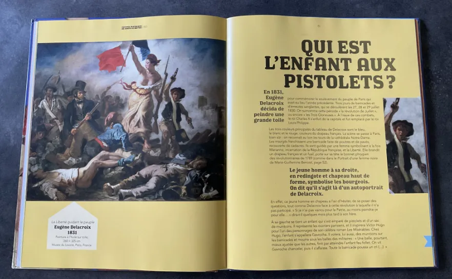 Livre pour apprendre l'histoire de l'art aux enfants.