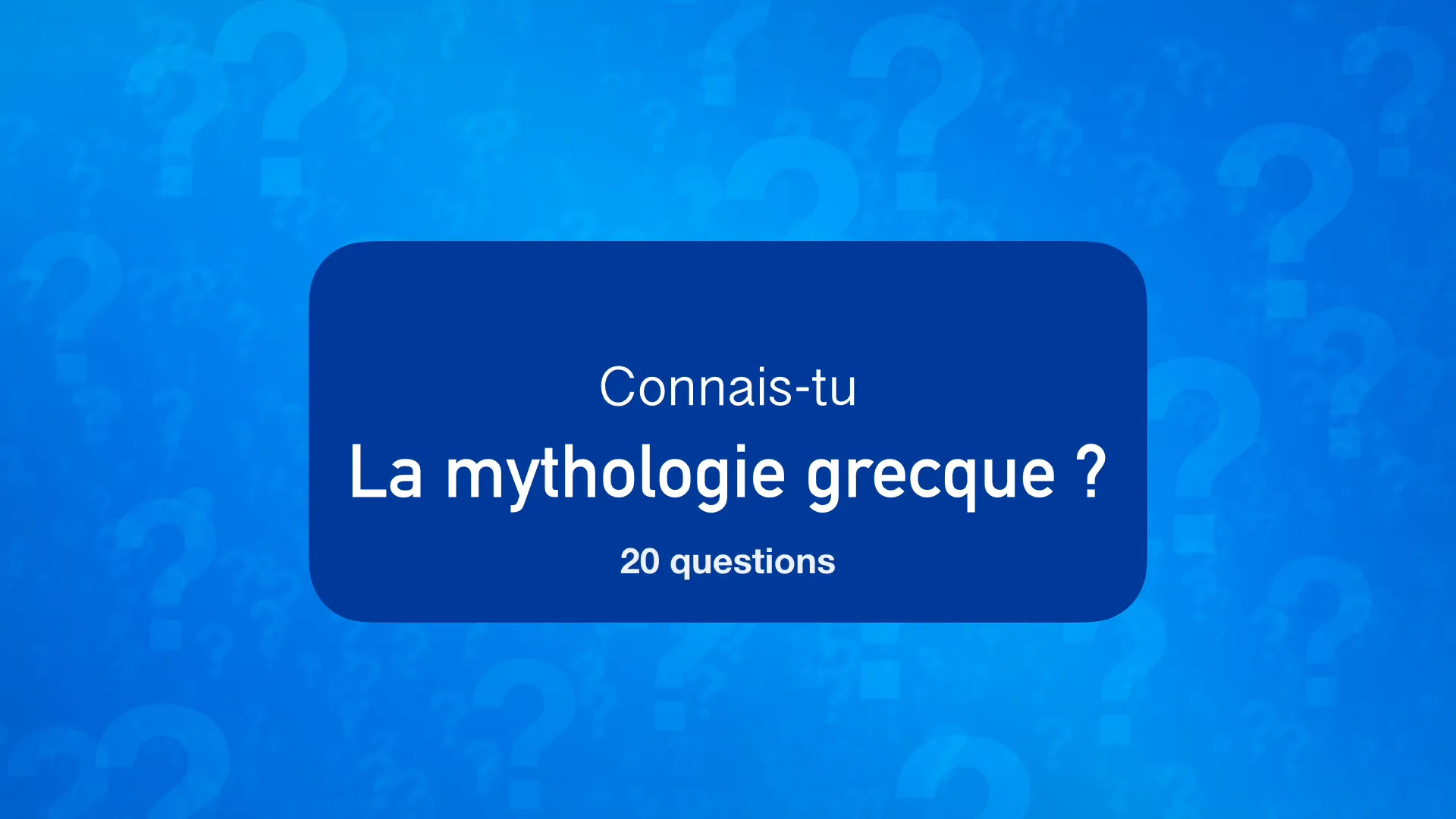 Défie tes proches avec ce quiz sur la mythologie grecque !