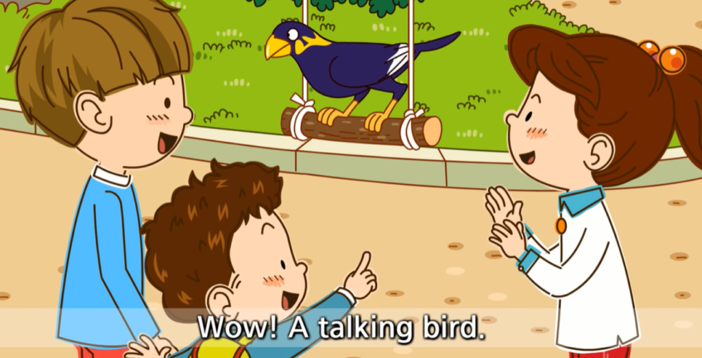 Apprendre l'anglais dès la maternelle en apprenant des mots simples mais utile.