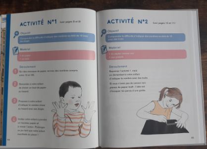 le livre "L'histoire des nombres" présente des activités ludiques et pratiques pour amener l'enfant à aimer les mathématiques.