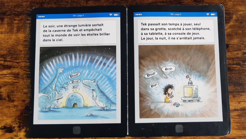 Tek le livre tablette.